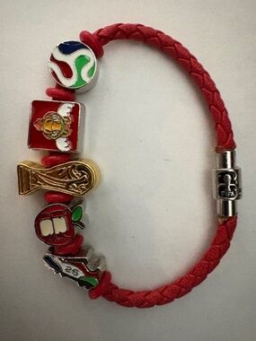 World Cup 2026 Fan Fav BOFA Bracelet with World Cup Trophy, Soccer & NYC Charms!